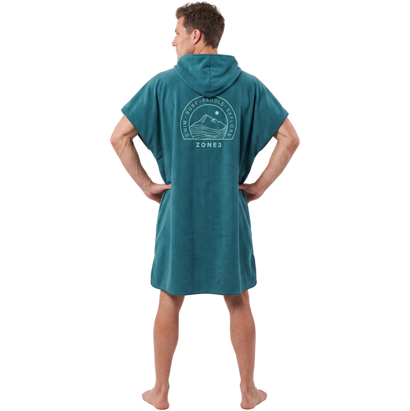 2026 ZONE3 Mikrofaser Umziehrobe OW26UMFP127 - Teal